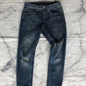 Zara distressed skinny jeans size 30